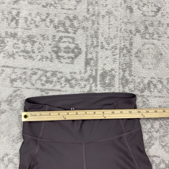 Under Armour Leggings Heat Gear Compression Capri Mesh Pants Size Medium - Picture 6 of 7
